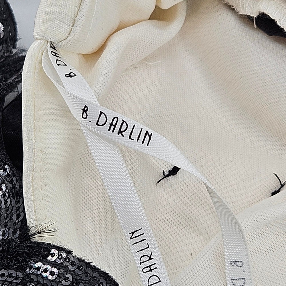 Black & Ivory One Shoulder Ruched Formal Party Dress Size 1‎ Mardi Gras Prom - Picture 9 of 10